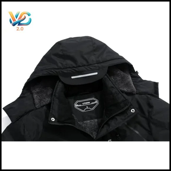 Men's Waterproof Ski Jacket Winter Snow Coat Windbreaker Hooded Outerwear